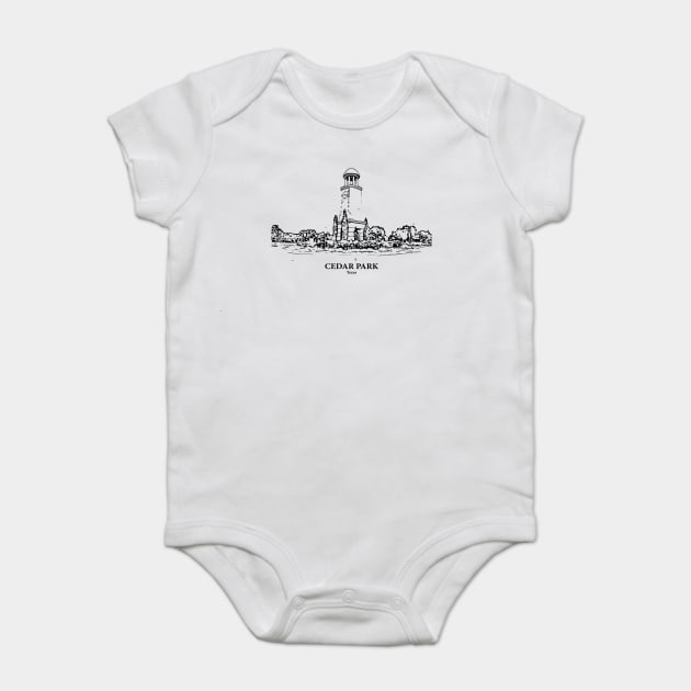 Cedar Park - Texas Baby Bodysuit by Lakeric
